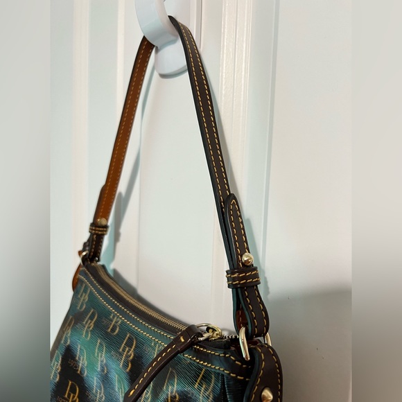 LIKE NEW - Dooney and Bourke Signature 1975 Patty Pouchette Demi Bag - Picture 3 of 9